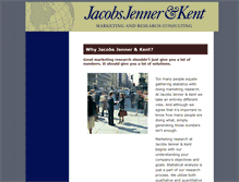Tablet Screenshot of jjkresearch.com